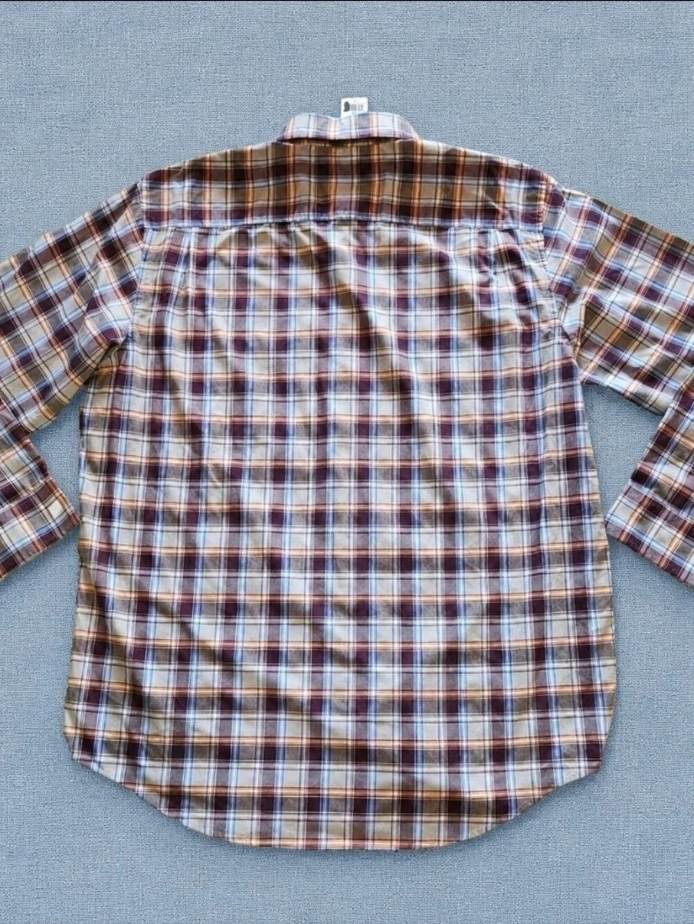 Vintage 2006 Banana Republic XL Plaid Button Down Shirt NWT 100% Cotton